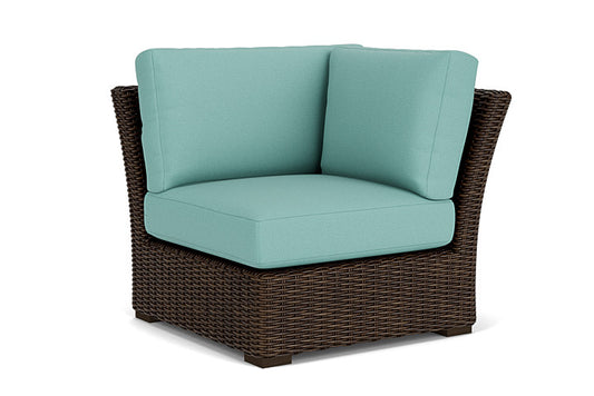 Lloyd Flanders - Mesa Corner Sectional In Pecan Finish With Fife Aruba Fabric - 298054086748 view 1