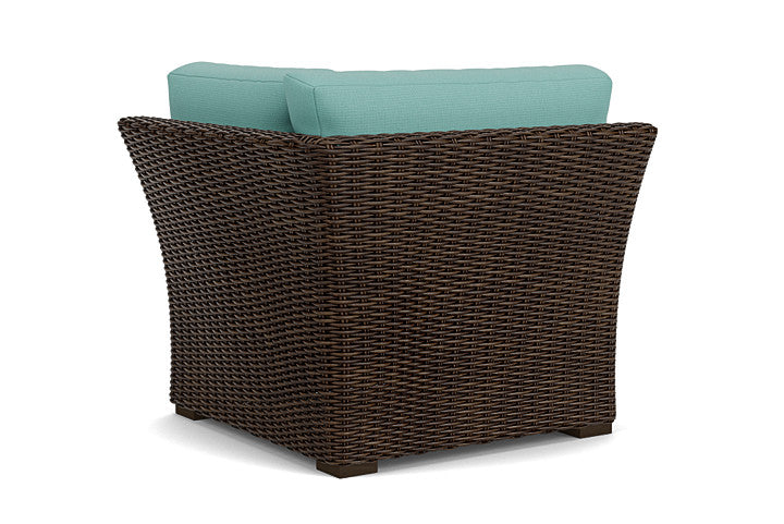 Lloyd Flanders - Mesa Corner Sectional In Pecan Finish With Fife Aruba Fabric - 298054086748 view 2