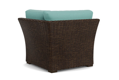 Lloyd Flanders - Mesa Corner Sectional In Pecan Finish With Fife Aruba Fabric - 298054086748 view 2