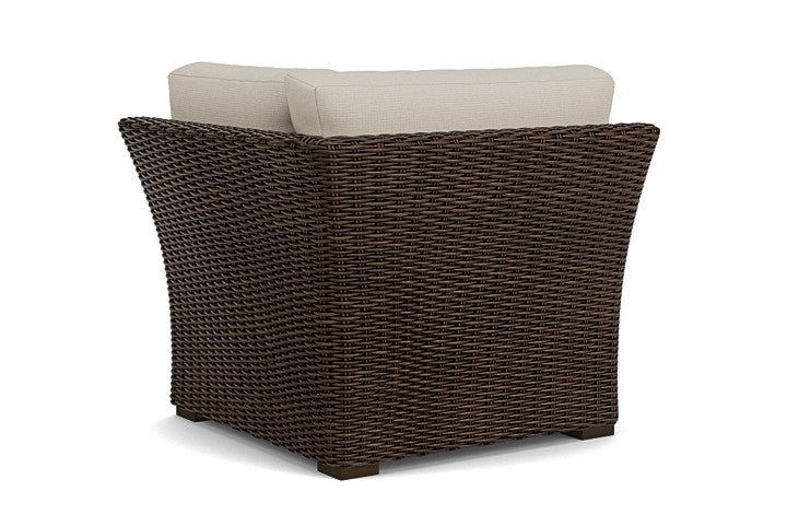 Lloyd Flanders - Mesa Corner Sectional In Pecan Finish With Fife Fog Fabric - 298054086181 view 2