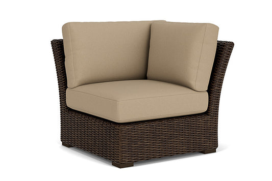 Lloyd Flanders - Mesa Corner Sectional In Pecan Finish With Fife Sahara Fabric - 298054086742 view 1