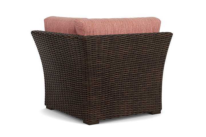 Lloyd Flanders - Mesa Corner Sectional In Pecan Finish With Friendly Carnival Fabric - 2980540862043 view 2