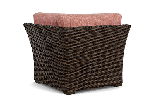 Lloyd Flanders - Mesa Corner Sectional In Pecan Finish With Friendly Carnival Fabric - 2980540862043 view 2
