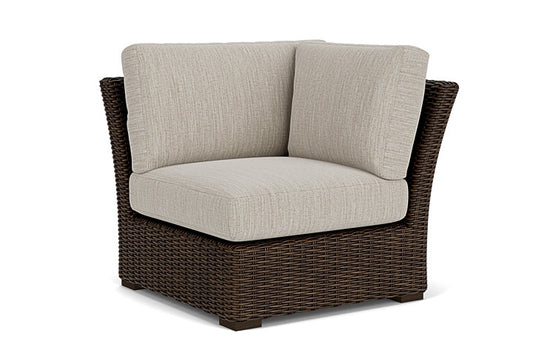 Lloyd Flanders - Mesa Corner Sectional In Pecan Finish With Friendly Flax Fabric - 2980540862026 view 1
