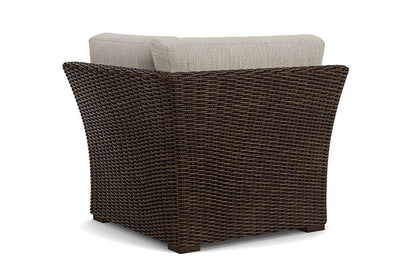 Lloyd Flanders - Mesa Corner Sectional In Pecan Finish With Friendly Flax Fabric - 2980540862026 view 2