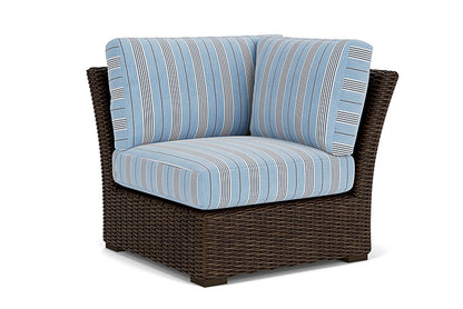 Lloyd Flanders - Mesa Corner Sectional In Pecan Finish With Hansen Sky Fabric - 298054086064 view 1