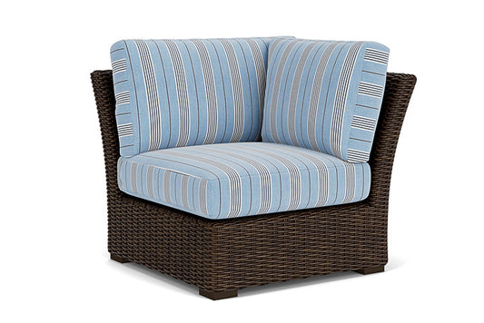 Lloyd Flanders - Mesa Corner Sectional In Pecan Finish With Hansen Sky Fabric - 298054086064 view 1