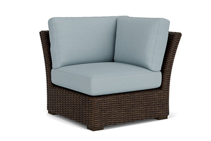 Lloyd Flanders - Mesa Corner Sectional In Pecan Finish With Kadogo Lake Fabric - 2980540862041 view 1