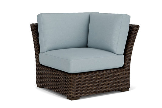 Lloyd Flanders - Mesa Corner Sectional In Pecan Finish With Kadogo Lake Fabric - 2980540862041 view 1