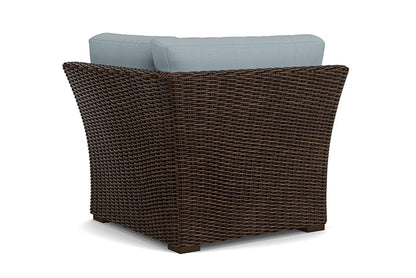 Lloyd Flanders - Mesa Corner Sectional In Pecan Finish With Kadogo Lake Fabric - 2980540862041 view 2