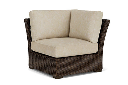 Lloyd Flanders - Mesa Corner Sectional In Pecan Finish With Laurel Ecru Fabric - 2980540862057 view 1