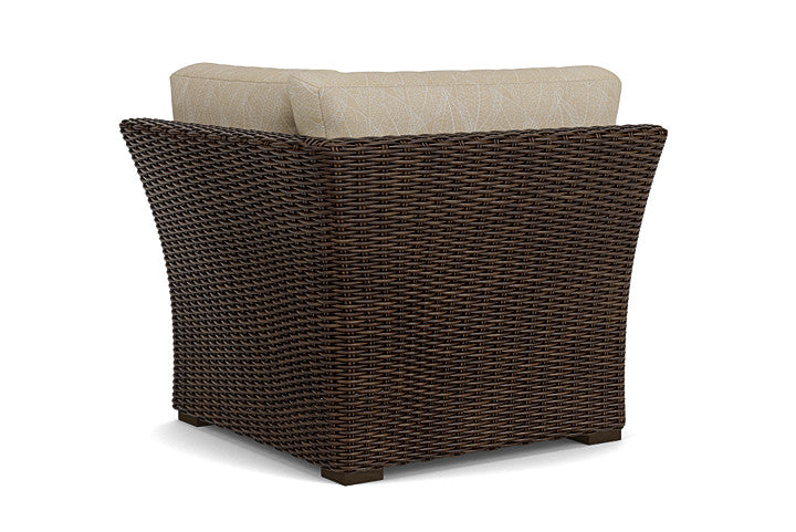 Lloyd Flanders - Mesa Corner Sectional In Pecan Finish With Laurel Ecru Fabric - 2980540862057 view 2