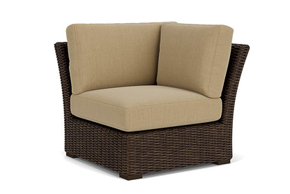 Lloyd Flanders - Mesa Corner Sectional In Pecan Finish With Loveboat Saffron Fabric - 2980540862009 view 1