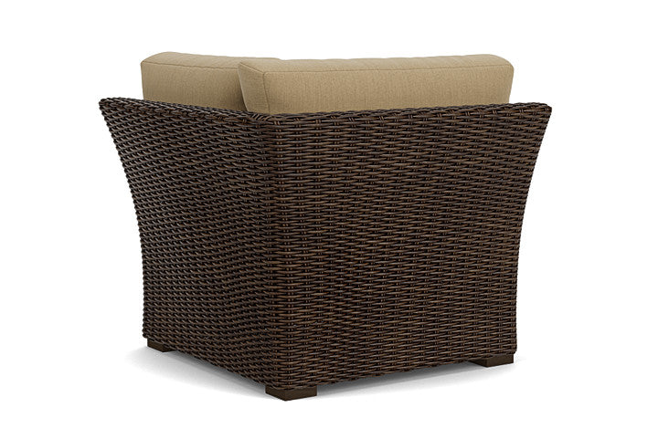 Lloyd Flanders - Mesa Corner Sectional In Pecan Finish With Loveboat Saffron Fabric - 2980540862009 view 2