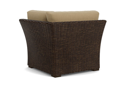 Lloyd Flanders - Mesa Corner Sectional In Pecan Finish With Loveboat Saffron Fabric - 2980540862009 view 2