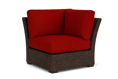 Lloyd Flanders - Mesa Corner Sectional In Pecan Finish With Partyline Lollipop Fabric - 2980540862054 view 1