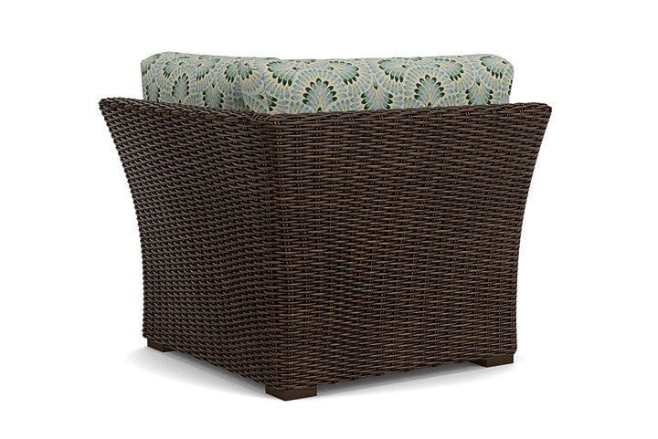 Lloyd Flanders - Mesa Corner Sectional In Pecan Finish With Plume Spring Fabric - 2980540862085 view 2