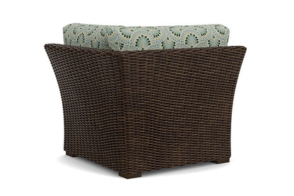 Lloyd Flanders - Mesa Corner Sectional In Pecan Finish With Plume Spring Fabric - 2980540862085 view 2