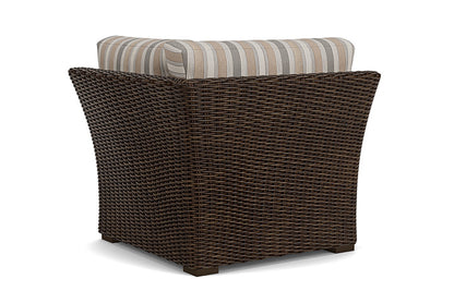 Lloyd Flanders - Mesa Corner Sectional In Pecan Finish With Purveyor Pewter Fabric - 298054086146 view 2