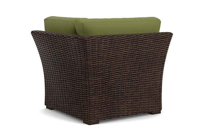 Lloyd Flanders - Mesa Corner Sectional In Pecan Finish With Reflections Grass Fabric - 2980540862051 view 2