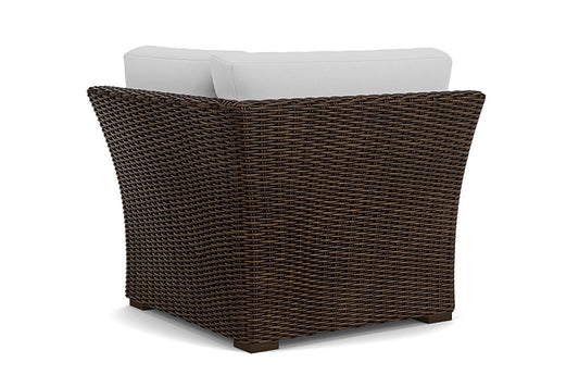 Lloyd Flanders - Mesa Corner Sectional In Pecan Finish With Reflections Ice Fabric - 2980540862052 view 2