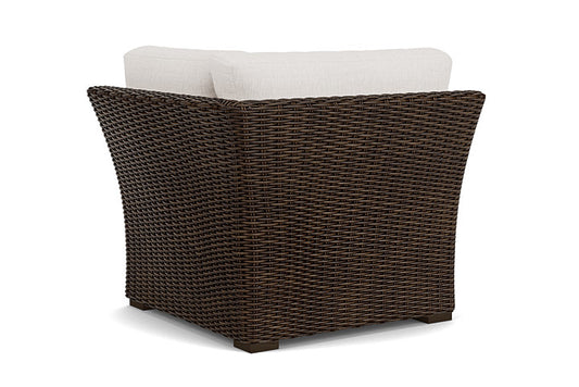 Lloyd Flanders - Mesa Corner Sectional In Pecan Finish With Reflections Snow Fabric - 2980540862014 view 2