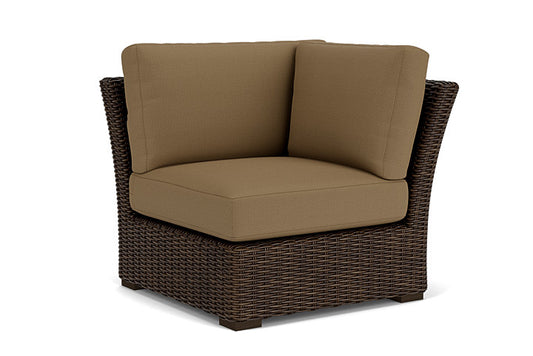 Lloyd Flanders - Mesa Corner Sectional In Pecan Finish With Reflections Straw Fabric - 2980540862053 view 1