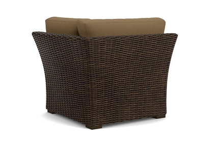 Lloyd Flanders - Mesa Corner Sectional In Pecan Finish With Reflections Straw Fabric - 2980540862053 view 2