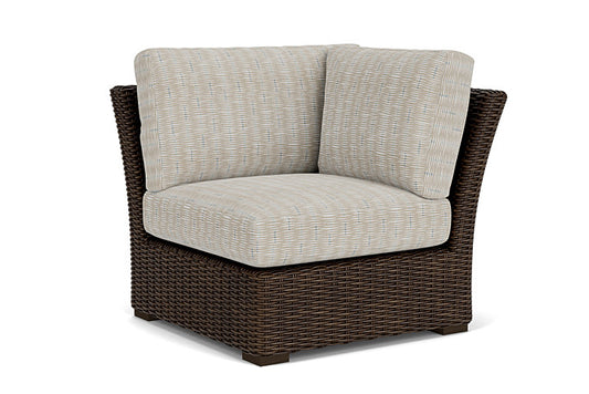Lloyd Flanders - Mesa Corner Sectional In Pecan Finish With Romulo Mineral Fabric - 2980540862050 view 1