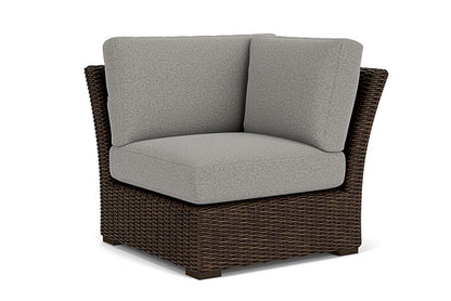 Lloyd Flanders - Mesa Corner Sectional In Pecan Finish With Rumba Nickel Fabric - 2980540862011 view 1