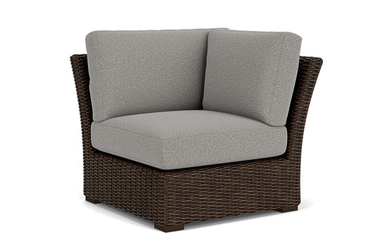 Lloyd Flanders - Mesa Corner Sectional In Pecan Finish With Rumba Nickel Fabric - 2980540862011 view 1
