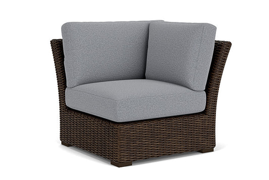Lloyd Flanders - Mesa Corner Sectional In Pecan Finish With Rumba Stonewashed Fabric - 2980540862006 view 1