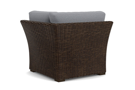 Lloyd Flanders - Mesa Corner Sectional In Pecan Finish With Rumba Stonewashed Fabric - 2980540862006 view 2