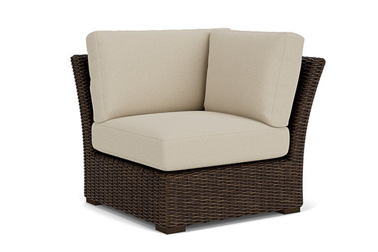 Lloyd Flanders - Mesa Corner Sectional In Pecan Finish With Rumba Straw Fabric - 2980540862008 view 1