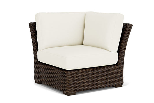 Lloyd Flanders - Mesa Corner Sectional In Pecan Finish With Sailcloth Salt Fabric - 298054086890 view 1