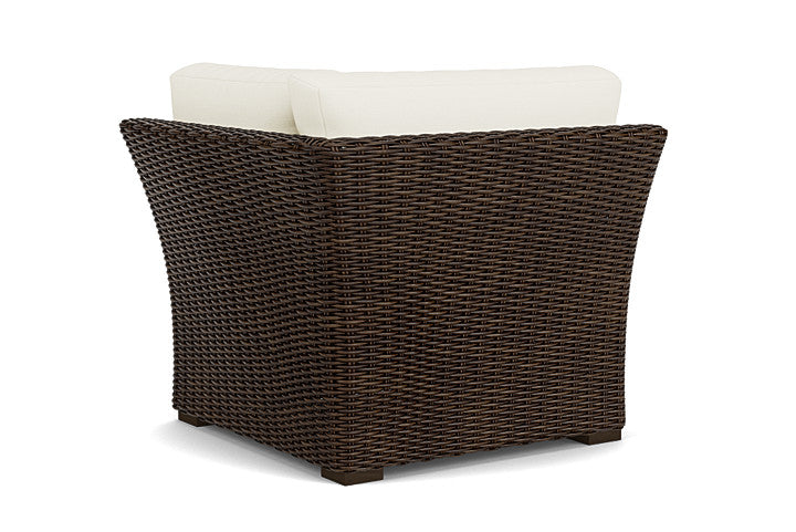 Lloyd Flanders - Mesa Corner Sectional In Pecan Finish With Sailcloth Salt Fabric - 298054086890 view 2