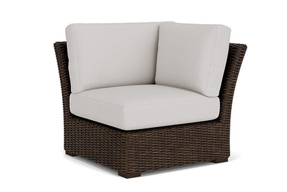 Lloyd Flanders - Mesa Corner Sectional In Pecan Finish With Sailcloth Seagull Fabric - 298054086W61 view 1