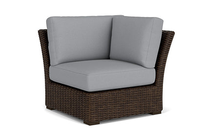 Lloyd Flanders - Mesa Corner Sectional In Pecan Finish With Sandberg Pewter Fabric - 2980540862029 view 1