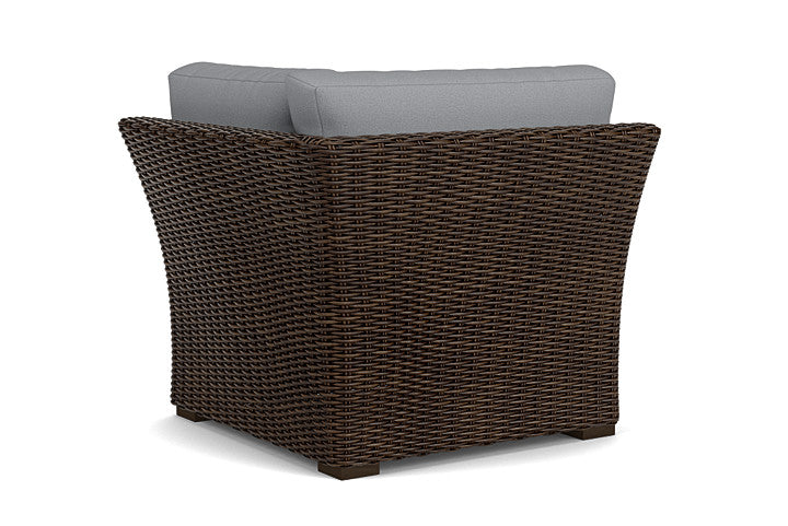 Lloyd Flanders - Mesa Corner Sectional In Pecan Finish With Sandberg Pewter Fabric - 2980540862029 view 2