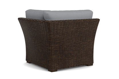 Lloyd Flanders - Mesa Corner Sectional In Pecan Finish With Sandberg Pewter Fabric - 2980540862029 view 2