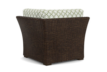 Lloyd Flanders - Mesa Corner Sectional In Pecan Finish With Savannah Green Fabric - 2980540862064 view 2