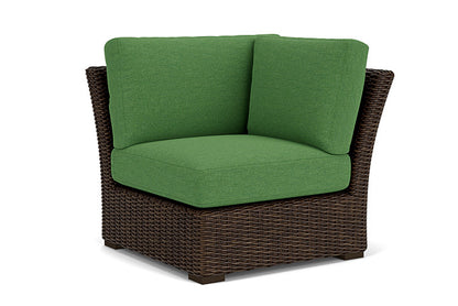 Lloyd Flanders - Mesa Corner Sectional In Pecan Finish With Seadog Botanical Fabric - 2980540862066 view 1