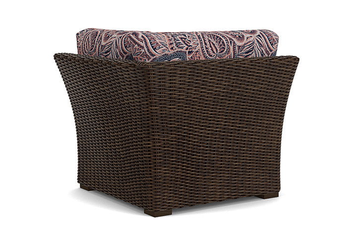 Lloyd Flanders - Mesa Corner Sectional In Pecan Finish With Sensiblity Splendor Fabric - 2980540862082 view 2