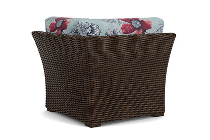 Lloyd Flanders - Mesa Corner Sectional In Pecan Finish With Serena Floral Meadow Fabric - 2980540862079 view 2