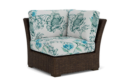 Lloyd Flanders - Mesa Corner Sectional In Pecan Finish With Serena Floral Mist Fabric - 2980540862078 view 1