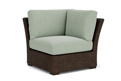 Lloyd Flanders - Mesa Corner Sectional In Pecan Finish With Serene Spa Fabric - 2980540862031 view 1