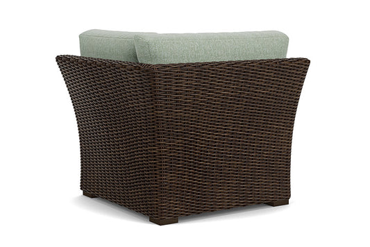 Lloyd Flanders - Mesa Corner Sectional In Pecan Finish With Serene Spa Fabric - 2980540862031 view 2