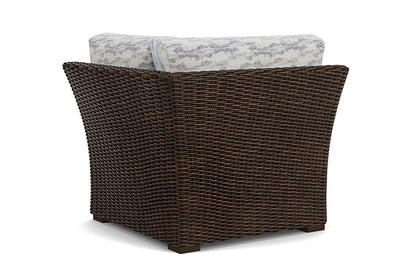 Lloyd Flanders - Mesa Corner Sectional In Pecan Finish With Stratosphere Cloud Fabric - 2980540861966 view 2