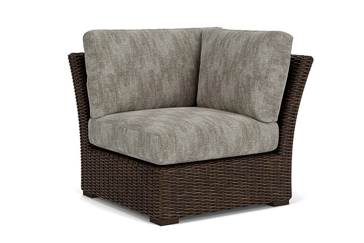 Lloyd Flanders - Mesa Corner Sectional In Pecan Finish With Surface Slate Fabric - 2980540862056 view 1