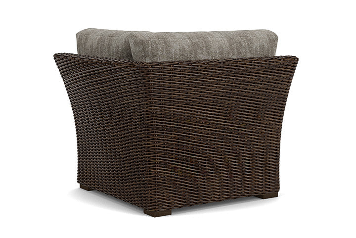 Lloyd Flanders - Mesa Corner Sectional In Pecan Finish With Surface Slate Fabric - 2980540862056 view 2